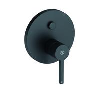 Mezclador monomando enyesado de bañera y ducha KLUDI NOVA FONTE PURISTIC, 29 l/min, 206593915, Color: negro mate
