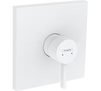 Mezclador monomando enyesado de ducha Finoris de hansgrohe, 76615700, Color: blanco mate