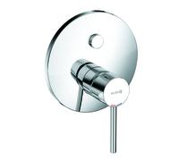 Mezclador monomando enyesado KLUDI BOZZ para bañera y ducha, intrínsecamente seguro contra reflujo, 25 l/min, 386630576, Color: cromado