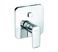 Mezclador monomando enyesado KLUDI PURE para bañera y ducha, montado en la pared, 25 l/min, 406630575, Color: cromado