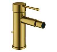 Mezclador monomando Grohe Essence para bidé, proyección de 111 mm, con juego de desagüe, 24178GN1, Color: fresco amanecer cepillado