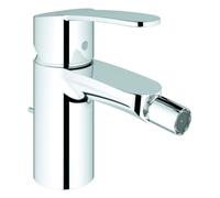 Mezclador monomando Grohe Eurostyle Cosmopolitan para bidé, 123 mm de proyección, juego de desagüe, 33565002