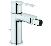 Mezclador monomando Grohe Lineare para bidé, desagüe automático, proyección de 114 mm, 33848001, Color: cromado