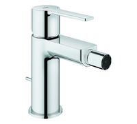 Mezclador monomando Grohe Lineare para bidé, juego de desagüe, proyección de 114 mm, 33848001, Color: cromado