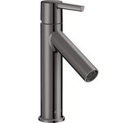Mezclador monomando hansgrohe AXOR Starck 100 para lavabo con manivela sin lanza, 10003330, Color: Cromo negro pulido
