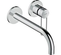 Mezclador monomando hansgrohe AXOR Uno para lavabo empotrado, manilla, montaje en pared, 225mm de proyección, 38122300, Color: Oro rojo pulido