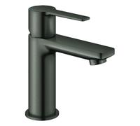 Mezclador monomando Lineare de Grohe para lavabo, tamaño XS, desagüe automático push-open, 107 mm de saliente, 23791AL1, Color: grafito duro cepillado
