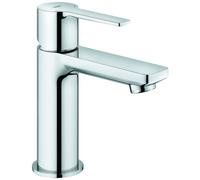 Mezclador monomando Lineare de Grohe para lavabo, tamaño XS, desagüe automático push-open, 107 mm de saliente, 23791001, Color: cromado