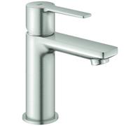 Mezclador lineal monomando de lavabo Grohe, tamaño XS, sin desagÌe automático, Color: súper acero - 23791DC1