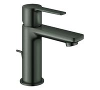 Mezclador monomando Lineare de Grohe para lavabo, tamaño XS, juego de desagüe, proyección de 107 mm, 32109AL1, Color: grafito duro cepillado