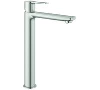 Mezclador lineal monomando de lavabo Grohe, tamaño XL, para lavabos independientes, sin desagÌe automático, Color: súper acero - 23405DC1