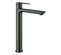 Mezclador monomando Lineare de Grohe, tamaño XL, para lavabos independientes, sin juego de desagüe, proyección 181mm, 23405AL1, Color: grafito duro cepillado