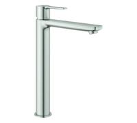 Mezclador lineal monomando de lavabo Grohe, tamaÃ±o XL, para lavabos independientes, sin desagÃŒe automÃ¡tico, Color: sÃºper acero - 23405DC1
