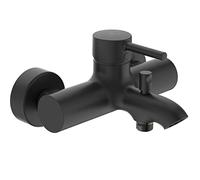 Mezclador monomando para bañera Ceraline Ideal Standard, color Negro Seda