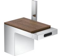Mezclador monomando para bidé AXOR MyEdition de hansgrohe con juego de desagüe con pulsador, sin placa, 47212000, Color: cromado