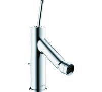 Mezclador monomando para bidé hansgrohe AXOR Starck con mango de palanca y juego de desagüe, 10211000, Color: cromado
