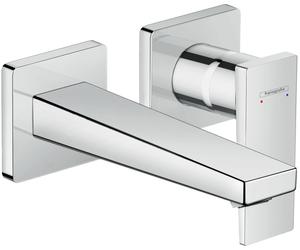 Mezclador monomando para lavabo empotrado Metropol hansgrohe Metropol, mango de palanca, 165 mm de proyección, montaje en pared, 32525000
