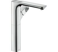 Mezclador monomando para lavabo hansgrohe AXOR Urquiola, ComfortZone280, alcance de 198 mm, con juego de desagüe, 11035990, Color: Óptica Oro Pulido