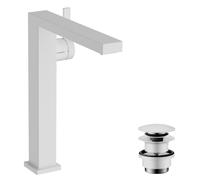 Hansgrohe Tecturis E grifo para lavabo de pie blanco 73070700