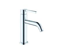 Mezclador monomando para lavabo KLUDI NOVA FONTE PURA, montaje en un solo orificio, altura del caño 100 mm, Eco, s-pointer, 202890515, Color: cromado