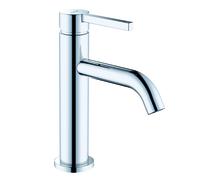 Mezclador monomando para lavabo KLUDI NOVA FONTE PURA, montaje en un solo orificio, altura del caño de 100 mm, sin juego de desagüe, 200260515, Color: cromado
