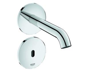 Mezclador mural Grohe Essence E con electrónica de infrarrojos para lavabos, 182 mm de proyección, alimentación de red, varios programas, sin mezclador, 36447000
