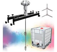 Mezclador Neumático, Agitador De Aire IBC, Soporte For Máquina Agitadora De Pintura RPM Sin Carga: 2500 RPM 1800 RPM 1000 RPM Para Agitador De Disolución De Tinta(3 Cylinders)