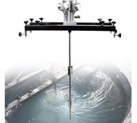 Mezclador neumático, agitador de soluciones de alta viscosidad, máquina mezcladora automática con soporte retráctil