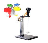 Mezclador neumático automático, máquina mezcladora de mortero portátil de 1/8 HP, velocidad y altura ajustables para mezclar barro y cemento