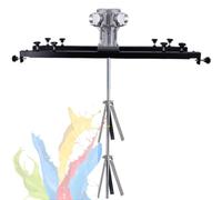 Mezclador neumático de 5 cilindros para mezcla comercial, soporte ajustable, construcción resistente, ideal para procesamiento de alimentos y aplicaciones industriales