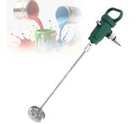 Mezclador neumático de mano, agitador de aire de pintura de 20 L con varilla de acero inoxidable de 60 cm, velocidad sin carga de 1800 rpm, impulsor múltiple para mezclar uniformemente, para alimentos
