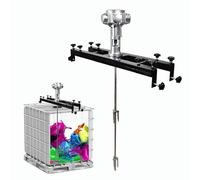 Mezclador neumático de pintura, agitador de aire IBC de 1000 L, mezclador de soporte de acero inoxidable, hélice plegable, herramienta de mezcla de máquina de agitación de pintura, especial para