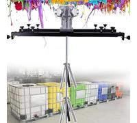 Mezclador neumático de pintura con tanque IBC de 1 tonelada/1000 l, máquina agitadora, hélice plegable, con soporte for disolvente de tinta(S300)