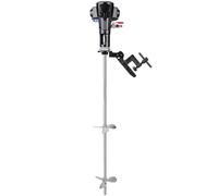 Mezclador neumático de pintura de 50 galones - Agitador automático de acero inoxidable de 1/2 HP para líquidos viscosos, tintas, tintes, revestimientos y productos químicos - Mezcladora neumática de