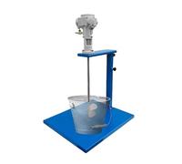 Mezclador neumático de soporte de 50 galones, agitador automático de acero inoxidable de 1/2 caballos de fuerza para pintura, tinta, revestimiento, masilla, mezcla uniforme y soluciones de agitación