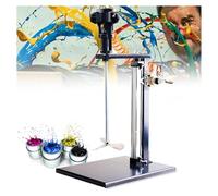 Mezclador neumático de soporte, máquina mezcladora automática de pintura de acero inoxidable de 5 galones y 20 l, agitador de aire vertical de escritorio, for mezclar pintura