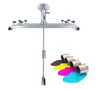 Mezclador neumático de tanque, agitador de pintura, herramienta de mezcla de pintura con agitador de aire, hélice plegable, for mezclar tintes de pintura e hidrosol.