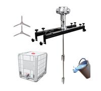 Mezclador neumático de tanque con agitador de aire. Capacidad de agitación: 1000 L. Tamaño ajustable. for materiales de pintura y recubrimientos. Líquido viscoso.(Smallfivecylinders)