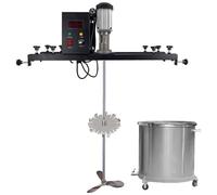 Mezclador neumático eléctrico de pintura, 980 W, para barriles de 1 tonelada, mezclador profesional de pintura, equipo de mezcla de disolventes de tinta, mezclador de pintura de alta resistencia.