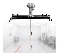 Mezclador Neumático para Contenedores IBC, Agitador Neumático para Tanques de 1000 L, Estructura Telescópica, Impulsor Plegable, para Contenedores Ibc y Bidones de Boca Abierta 3/4HP-Small5Cylinder