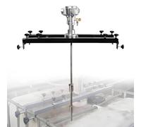 Mezclador Neumático para Contenedores Ibc y Tambores de Boca Abierta, con Hélice Plegable y Estructura Telescópica, Agitador para Tanques de Pintura para La Disolución de Tinta 1/2HP-3Cylinder