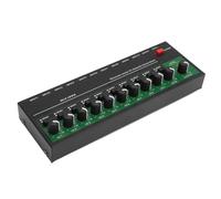 Mezclador Profesional Consola de Tablero de Sonido Interfaz de de Escritorio de 10 Canales Alimentación USB Digital Estudio de DJ Estéreo, Mezclador de Audio USB para PC