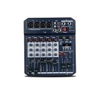 Mezclador profesional Mesa de sonido Depusheng T6 mezclador au-dio procesador de tarjeta de sonido de 6 canales interfaz de controlador de sonido 16DSP for transmisión de grabación de PC Práctico y mu