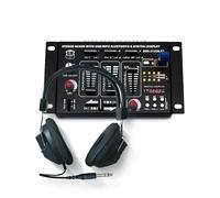 Mezclador Sono DJ BM Bmsonic BMS-21USB-BT 4 vías/7 canales, USB BLUETOOTH, 1 PHONO/LINE, 1 PHONO/USB, 1 CD, MICROS - Auriculares
