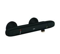 Mezclador termostático de ducha Grohe Grohtherm 1000, conexiones en S, 348142433, Color: Negro mate