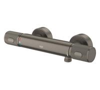 Mezclador termostático de ducha Grohe Precision Feel, alcance 313mm, 34790AL0, Color: grafito duro cepillado