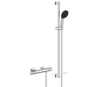 Mezclador termostático de ducha Grohe Precision Feel, con conjunto de ducha 900mm, cromo, 34853001