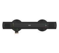Mezclador termostático de ducha Grohe Precision Flow, 348402430, Color: Negro mate