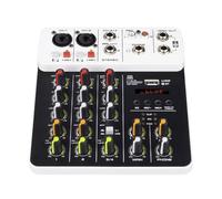 Mezclador V4 de 4 canales con efecto de repetición USB Bluetooth for grabación de PC con consola mezcladora de sonido,Una Experiencia De Sonido MáS Interesante