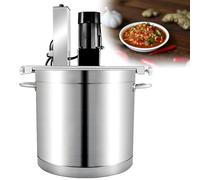 Mezcladora automática de Acero Inoxidable. Agitador de ollas de 20/25/40/60/85 l con Cuchillas de Mezcla de Doble Capa e Interruptor de un Solo botón. para Preparar mermeladas y sa